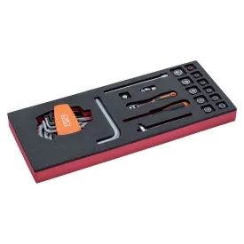 bahco-pear-head-set-and-1-4-sockets-in-foam-tray-1-3-fit-go-ratchet-19-units