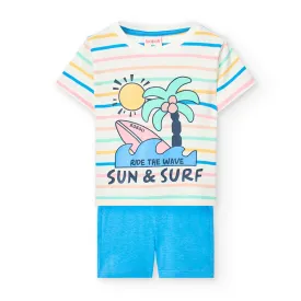 boboli-knit-kurzarm-set
