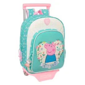 safta-peppa-pig-pretty-flowers-wheeled-backpack