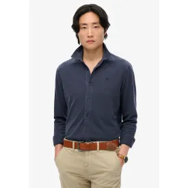 superdry-vintage-destroy-pique-長袖シャツ