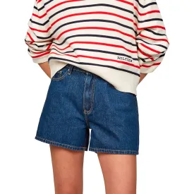 tommy-hilfiger-mini-high-waist-denim-shorts