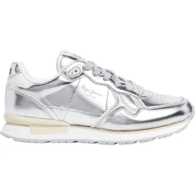 pepe-jeans-brit-silver-w-trainers