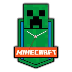 minecraft-mdf-wanduhr