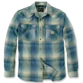 carhartt-snap-front-plaid-long-sleeve-shirt