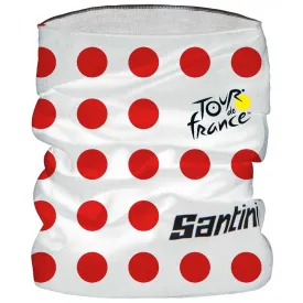 santini-tour-de-france-polka-dot-2025-neck-warmer