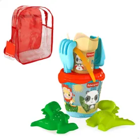 fisher-price-77391-beach-bucket-set-with-accessories-and-backpack