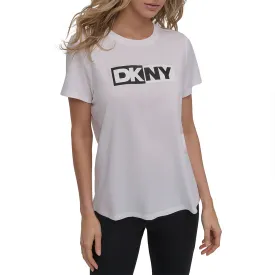 dkny-two-tone-logo-반팔-티셔츠