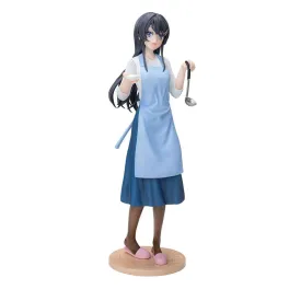 sega-bunny-rascal-does-not-dream-of-girl-senpai-luminasta-mai-sakurajima-apron-14-cm-figure