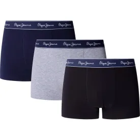 pepe-jeans-boxers-pepe-solid-3-unidades