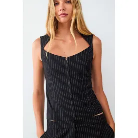 balmohk-stripes-zipper-sleeveless-blouse