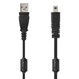nedis-ccgl60810bk20-usb-2.0-cable-usb-a-m-uc-e6-8-pin-m-480mbs-nickel-plated-2-m
