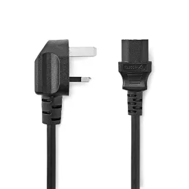 nedis-cable-dalimentation-cegl11100bk30-uk-m-iec-320-c13-coude-nickele-3-m