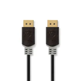 nedis-gold-ccbw37014at30-displayport-cable-dp-m-dp-m-8k-plated-3-m-60hz
