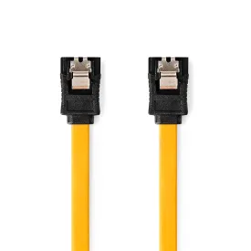 nedis-ccgb73250ye05-sata-cable-6gbps-sata-7-pin-female-to-female-nickel-plated-flat-pvc-0.5-m