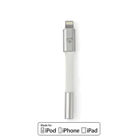nedis-gold-apple-lightning-8-pin-to-female-adapter-plated-aluminum-3.5-mm-0.15-m