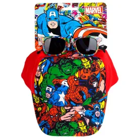cerda-marvel-avengers-cap---sunglasses-set