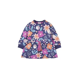 boboli-fleece-floral-dress