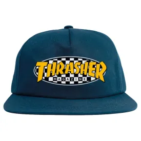 thrasher-bone-checkered-oval-snapaback