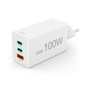 hama-mini-qc-pd-gan-usb-a-and-usb-c-wall-charger-100w