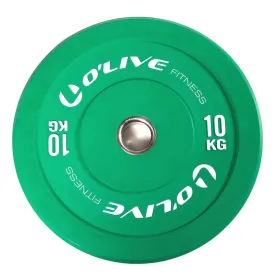 olive-10kg-olympisk-bumper-plate