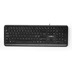 nedis-teclado-kbmu200bknd