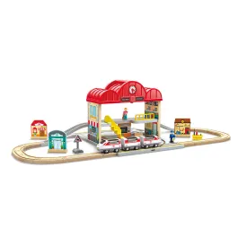 hape-portable-train-station-set