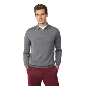 faconnable-merino-langarm-polo