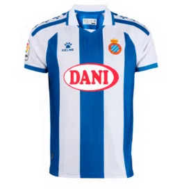 kelme-rcd-espanyol-25-26-replica-home-junior-short-sleeve-t-shirt