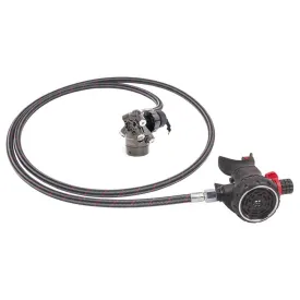 oms-airstream-evoque-din-miflex-pvd-diving-regulator-set-75-cm