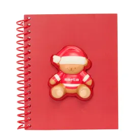 safta-5425031007-bear-happy-holidays-front-panel-squishy-notesbog