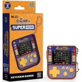 evercade-super-micro-burger-time-key-chain-gamer-retro-console
