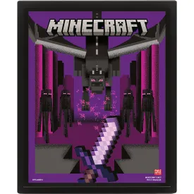 pyramid-minecraft--ender-dragon-duel--poster