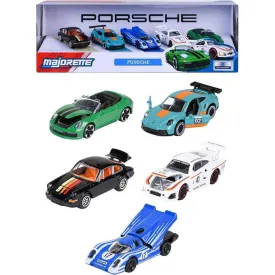 majorette-porsche-5-cotxes