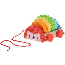 petit-collage-hedgehog-pull-toy