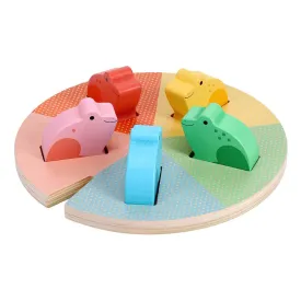 petit-collage-para-contar:-puzle-de-5-ranitas