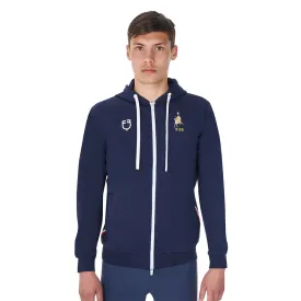 equestro-fise-basic-fleece-rei-verschlusspullover