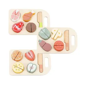 colorbaby-play-food-wooden-fruit-and-vegetable-board-includes-3-models-random-shipping-assorted-10-pieces