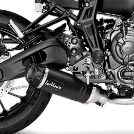 leovince-lv-one-evo-black-edition-yamaha-mt-07-xsr-700-xtribute-yzf-r7-21-22-ref:14360ebk-stainless-steel-carbon-slash-cut-homologated-full-line-system