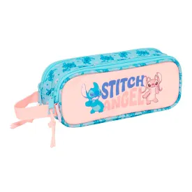 safta-stitch-ohana-21x8x6-cm-double-pencil-case