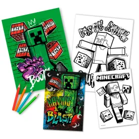 minecraft-set-de-colorear-con-cuaderno