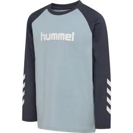 hummel-logo-긴팔-티셔츠