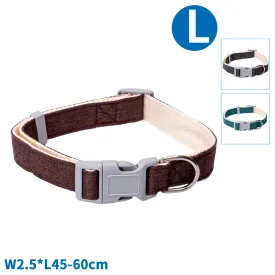 nobleza-collare-per-cani-basic-solid-color-assortito