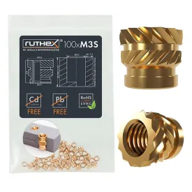 ruthex-m3-short-rx-m3sx4.0-100-pcs-threaded-inserts