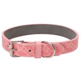 nobleza-basic-leaf-dog-collar-assorted