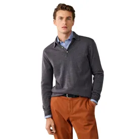 faconnable-merino-langarm-polo