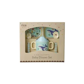 rice-blue-ocean-print-4-pcs-tableware