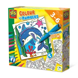 ses-creative-colour-by-numbers-triangular-pens-schilderset