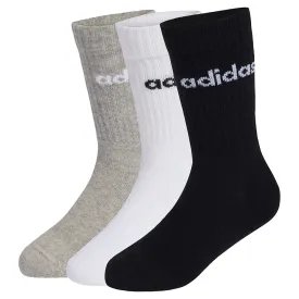 adidas-mitjons-crew-linear-3-unitats