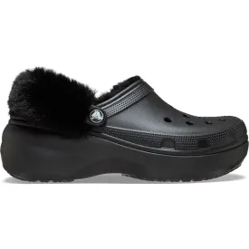 crocs-classic-platform-lined-fuzz-strap-tr-sko