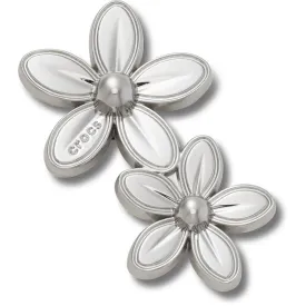 jibbitz-silver-double-flower-cluster-참